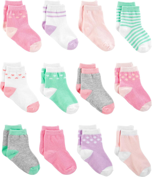 Girls' 12-Pack Socks